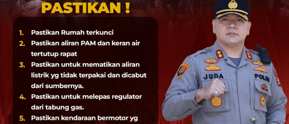 Ciptakan Kamtibmas Kondusif di Hari Raya Idul Fitri 1445 H, Kapolres Rejang Lebong Sampaikan Imbauan Ini 