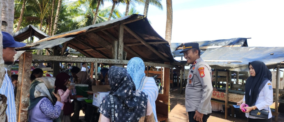 Personel Polsek Air Besi Amankan Objek Wisata Selama Libur Lebaran