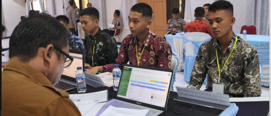 101  Peserta Seleksi Penerimaan Polri Laksanakan Rikmin Awal di Polres Mukomuko