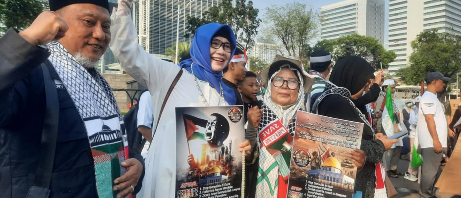 Aspirasi Emak-Emak Indonesia Dukung Aksi di Kedubes Amerika Serikat dan Rumah Dubes Mesir di Jakarta