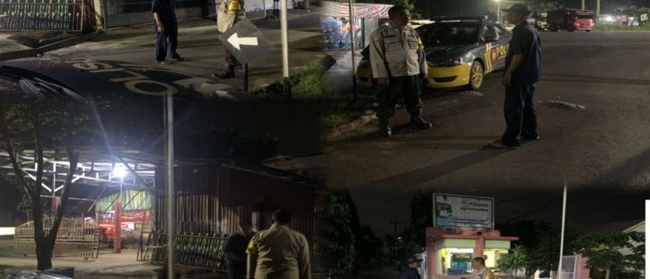 Patroli Keliling, Polsek Muara Bangkahulu Sampaikan Imbauan Kamtibmas 