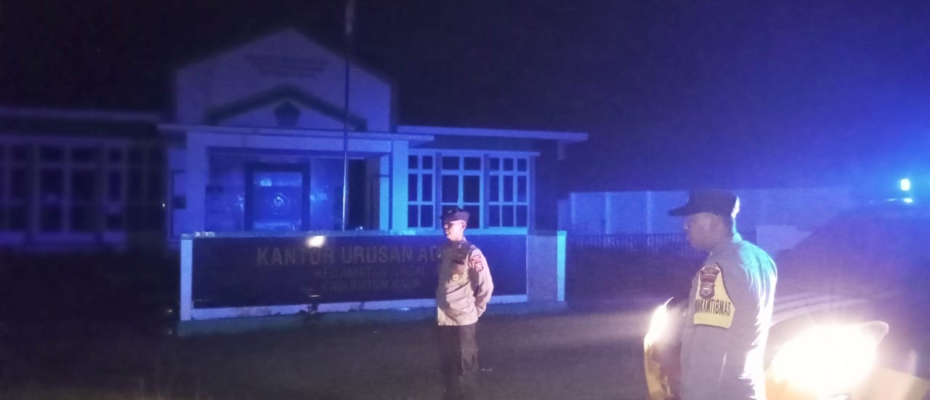 Antisipasi Tindak Pidan 3C, Polsek Nasal Patroli Objek Vital dan Tempat-Tempat Rawan Kamtibmas 