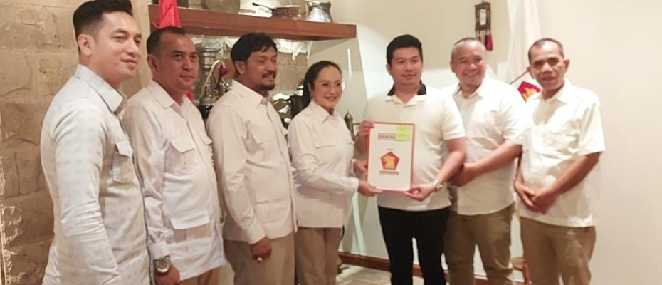 Arie-Sumarno Terima Rekomendasi Partai Gerindra 