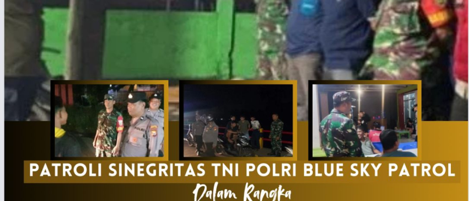Polres Bengkulu Utara Patroli Sinergitas, Berikan Rasa Aman Saat Pagelaran Pesta Rakyat HUT RI Ke 79