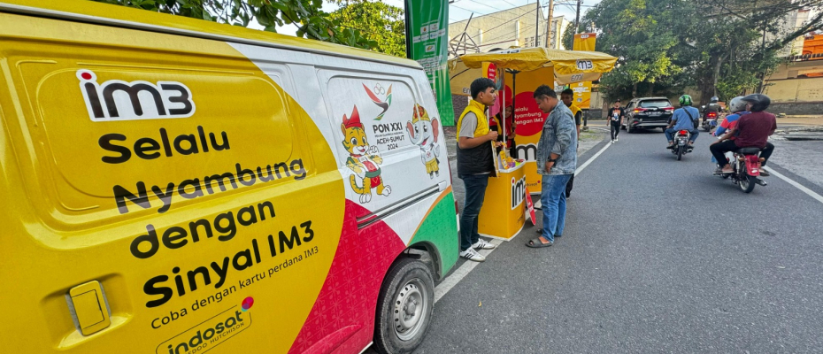 Indosat Perkenalkan Inovasi Mobile Selling di PON XXI Aceh-Sumut 2024, Memudahkan Akses Produk dan Layanan bagi Pelanggan