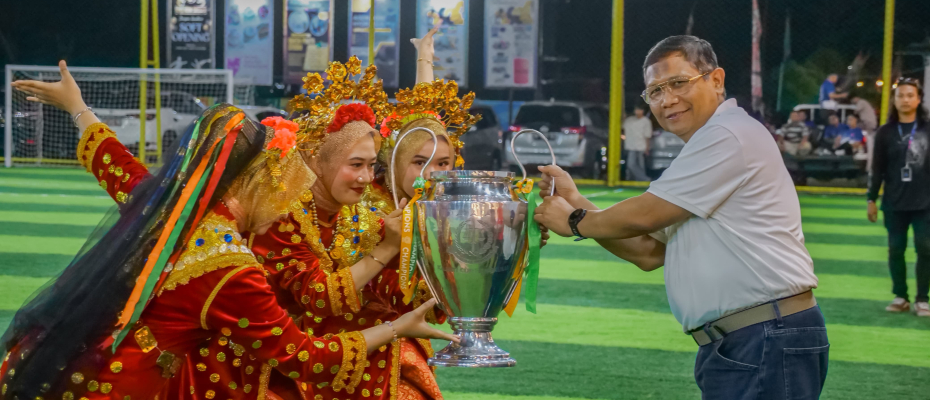 Final Turnamen Mini Soccer Kajati Cup Meriah, Kejari Seluma Tampil Juara 1
