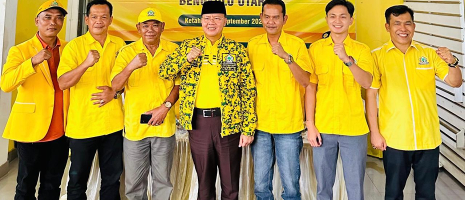 Rohidin Mersyah Pastikan Golkar Tegak Lurus Dukung Arie-Sumarno di Pilkada Bengkulu Utara
