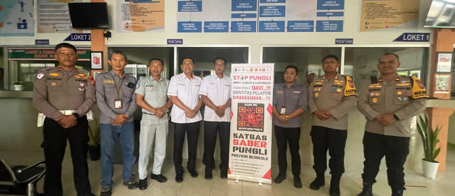 Jasa Raharja Bengkulu dan Tim Pembina Samsat Bengkulu Utara Terima Kunjungan Kerja Tim Saber Pungli Provinsi Bengkulu