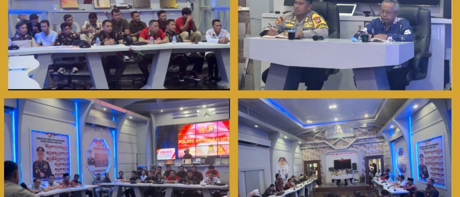 Cegah Konflik Sosial Kapolres Bengkulu Utara  Laksanakan Program Unggulan "Si Celik" dan Audiensi Bersama  Forkopimda  dan FMBP dan PT Agricinal