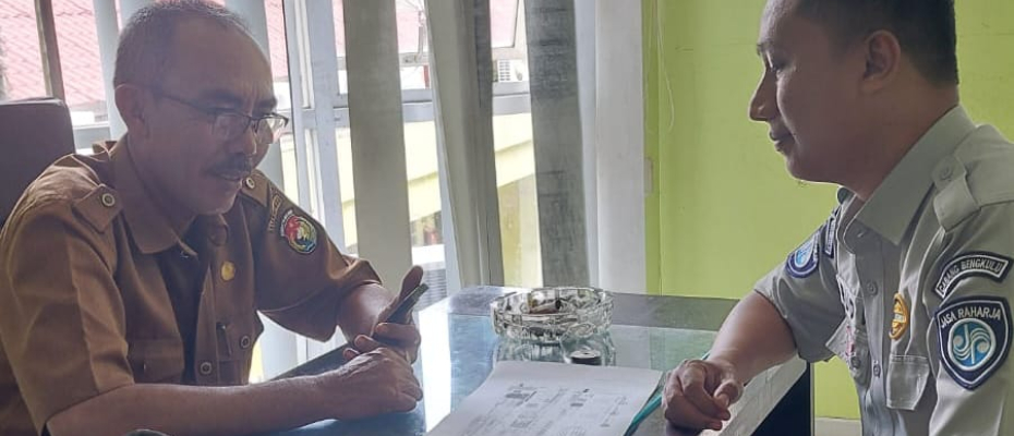 Upaya Tingkatkan Pendapatan, Jasa Raharja Bengkulu Koordinasi Tunggakan Kendaraan Dinas RSUD Mukomuko