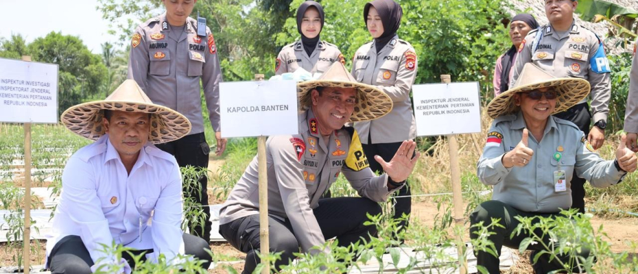 Dukung Target Swasembada Pangan Nasional, SSDM Polri Siapkan Calon Polisi Dengan Skill dan Program Pertanian Yang Melibatkan Masyarakat