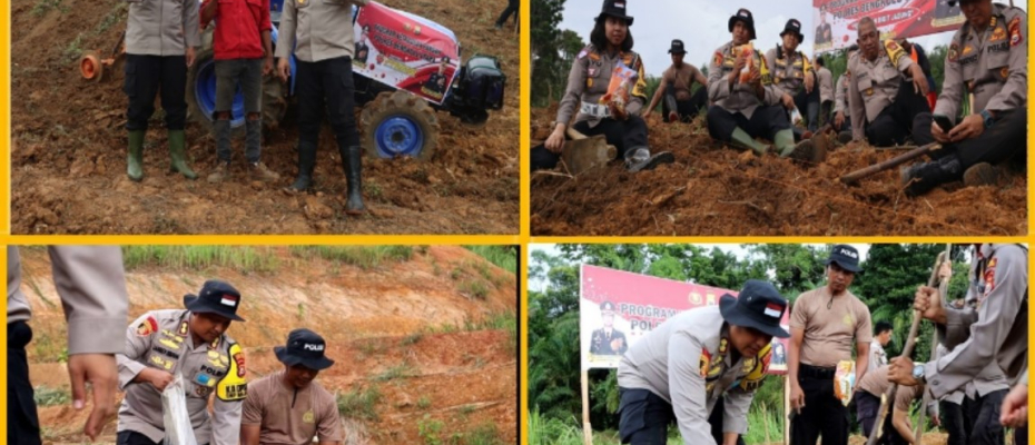 Polres Bengkulu Utara dan Polsek Jajaran Laksanakan Program Ketahanan Pangan untuk Mendukung Asta Cita Presiden