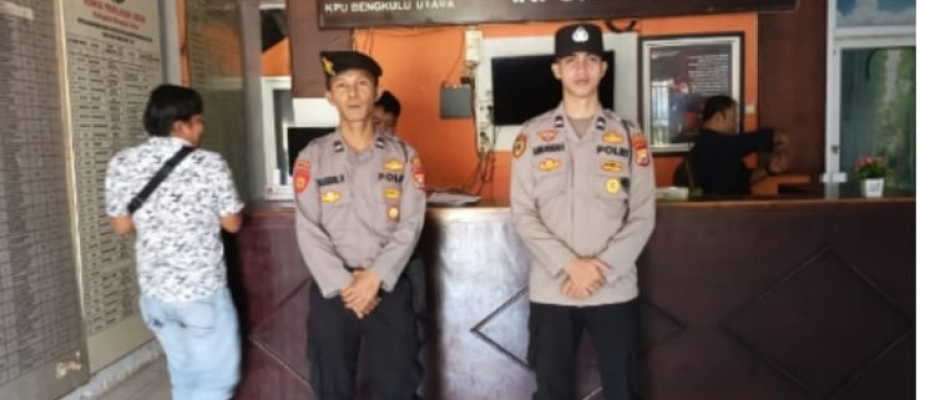 Polres Bengkulu Utara Gelar Pengecekan Preventif untuk Pengamanan Kantor KPUD Jelang Pemilu 2024