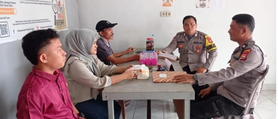 Cooling System Bhabinkamtibmas Polsek Pondok Suguh Wujudkan Pilkada Aman dan Kondusif