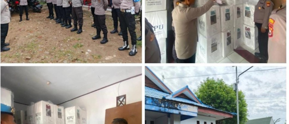 Polsek Ratu Agung Apel Konsolidasi Piket Jaga dan Pengecekan Kotak Suara Logistik Pilkada di Kantor Kecamatan Ratu Agung