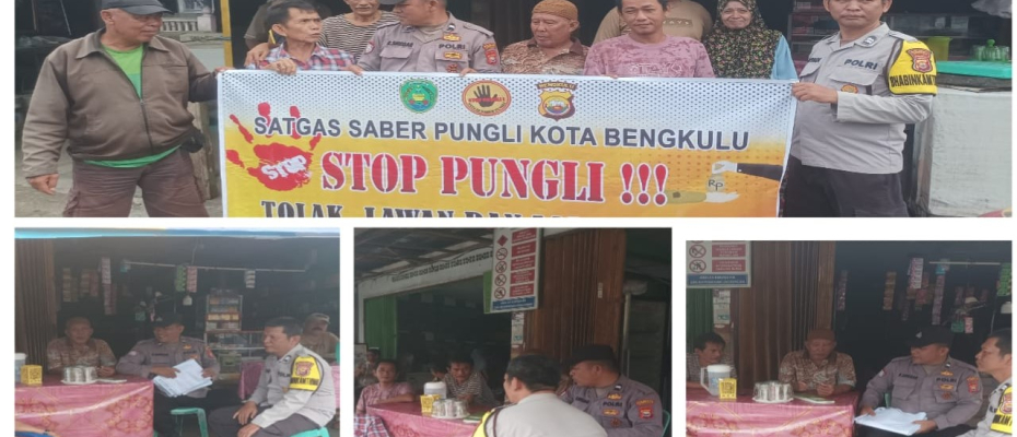 Polsek Teluk Segara Gelar Kegiatan Satgas Saber Pungli 