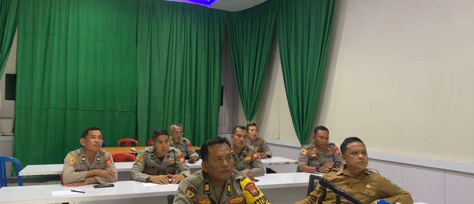 Polres Lebong Ikuti Rapat Anev Program 1 dan 2 Gugus Tugas Polri Mendukung Ketahanan Pangan