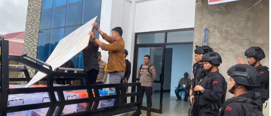 Hari Ke 2 Polres Mukomuko Amankan Sidang Pleno Terbuka Kabupaten Mukomuko