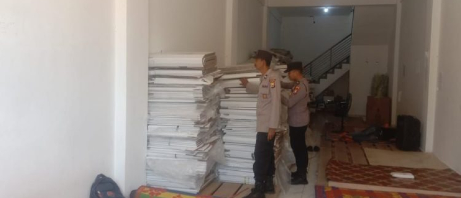 Personel  PAM Cek Kondisi Kantor KPU dan Bawaslu Bengkulu Utara, Situasi Kondusi