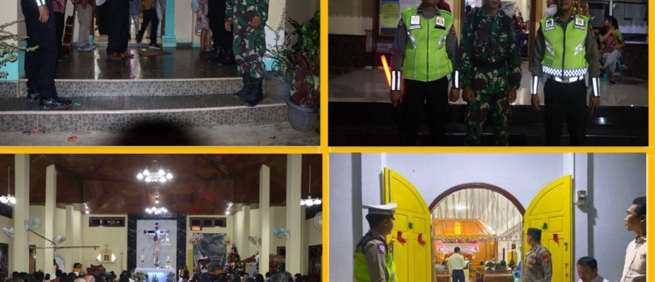 Polres Bengkulu Utara Siap All Out Amankan Ibadah Malam Natal 2024