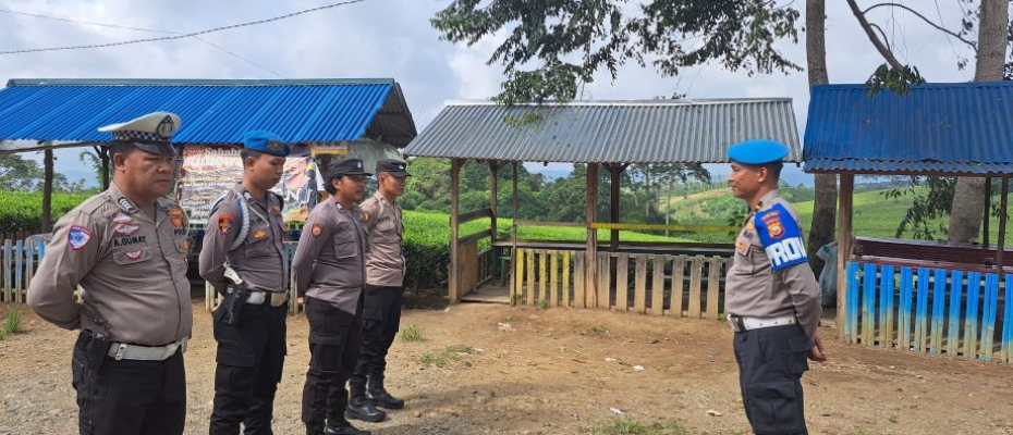 Jaga Keamanan Libur Natal Dan Tahun Baru 2025, Polres Kepahiang Laksanakan Pengamanan Objek Wisata