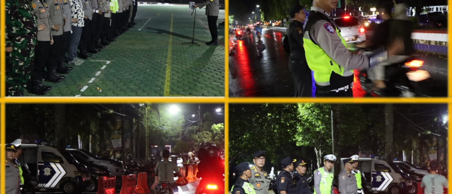 Polres Bengkulu Utara Siagakan Ratusan Personel Gabungan Amankan Malam Pergantian Tahun Baru 2025