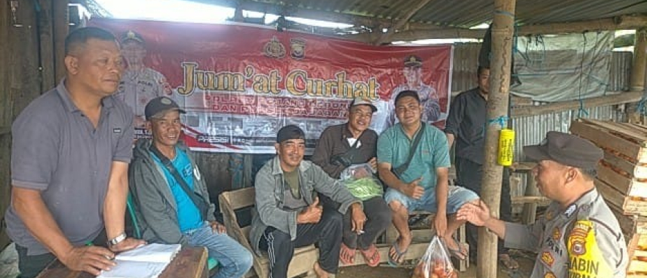 Polsek Sindang Kelingi Gelar Jumat Curhat Bersama Masyarakat