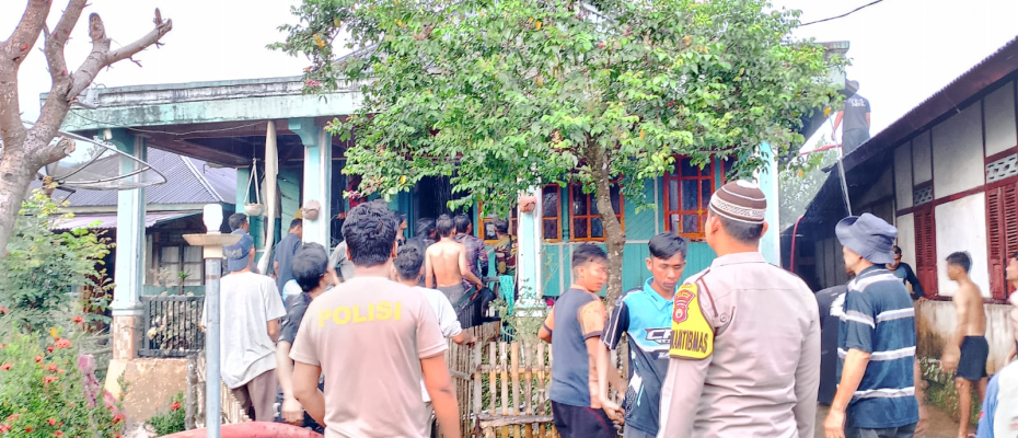 Merokok di Kamar Sebabkan Rumah Warga Lebong Kebakaran