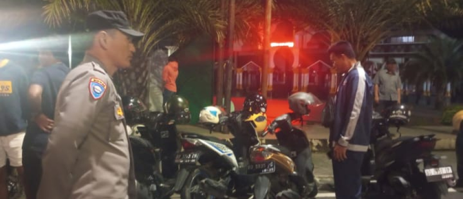 Polsek Ratu Samban Laksanakan Back Up Razia Kenalpot Brong